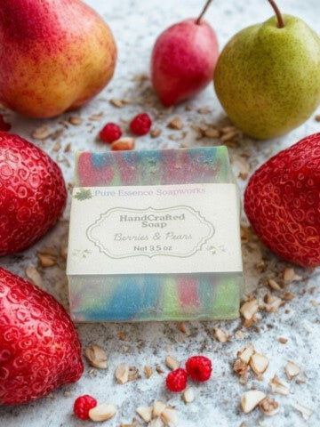 Handmade Soap-Berries & Pears